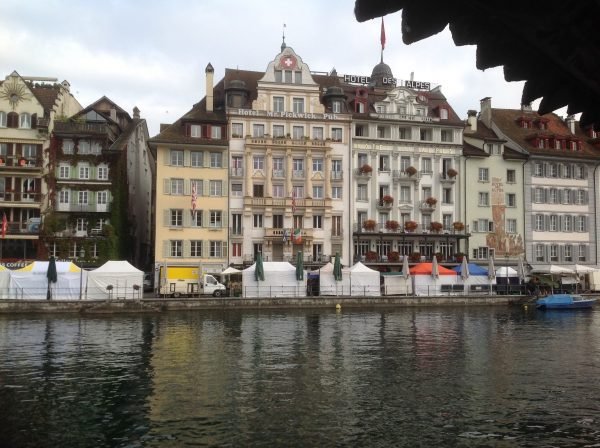 Storybook land along Lake Lucerne, Switzerland