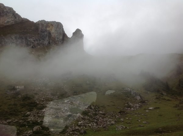 The climb to Mt. Pilatus, Switzerland