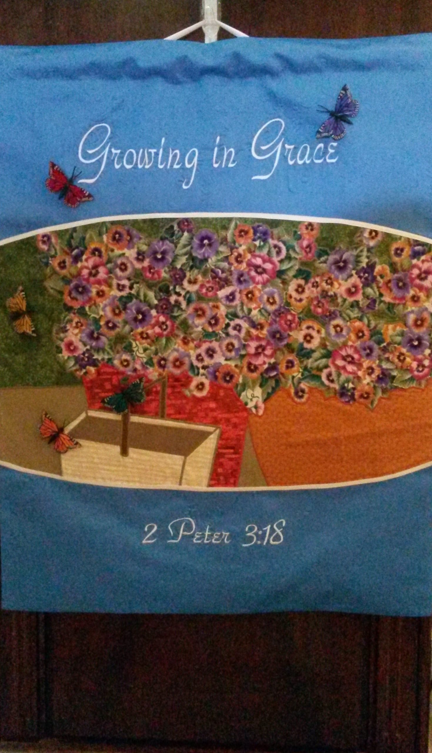 Growing in grace banner